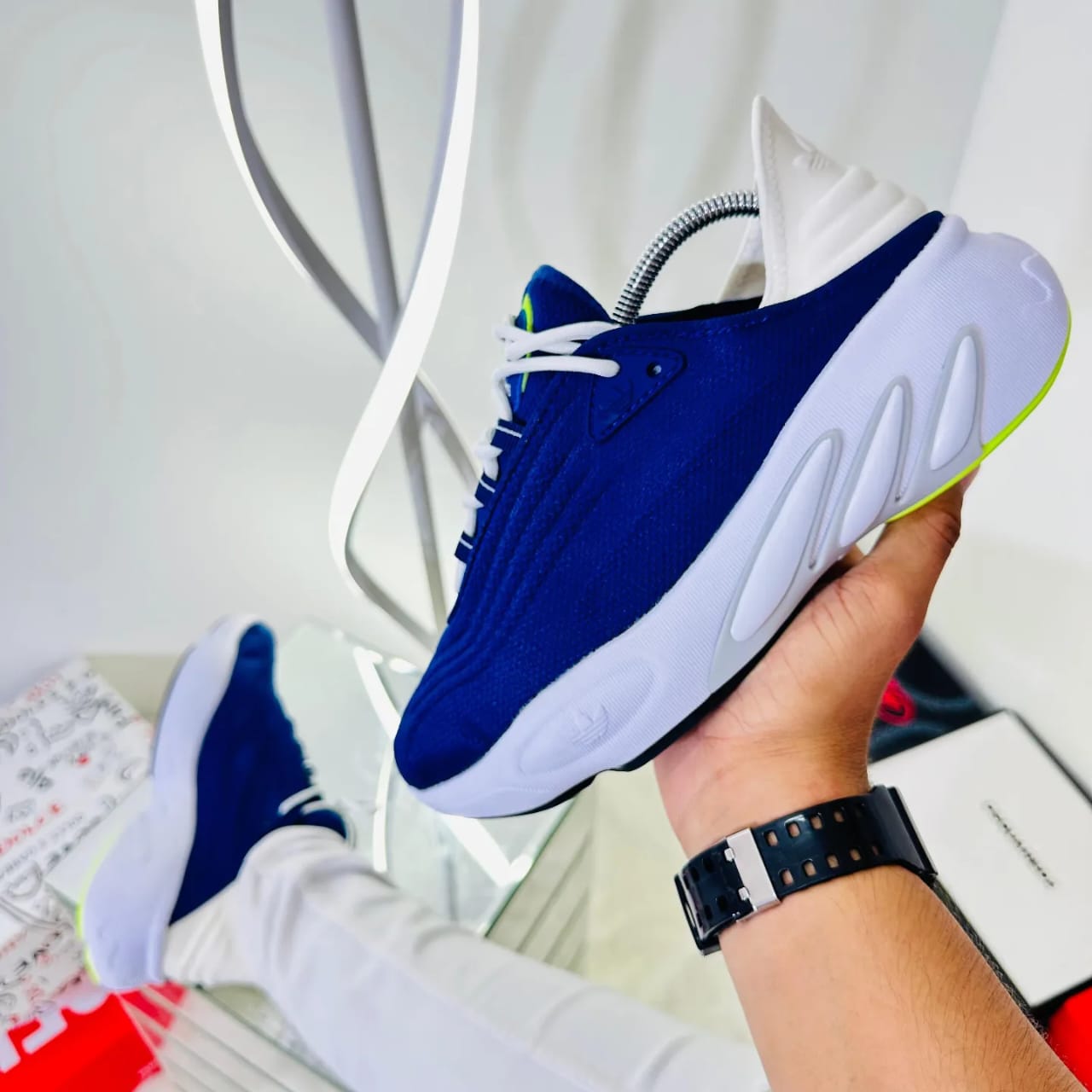 ADIDAS YEEZY AZUL HOMBRE