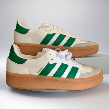 Zapatillas Adidas Samba Blancas- Verdes