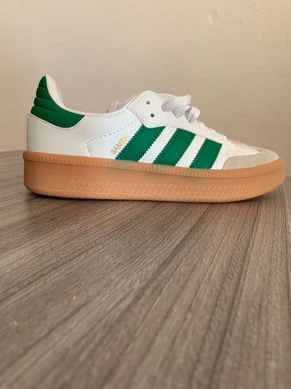 Zapatillas Adidas Samba Blancas- Verdes